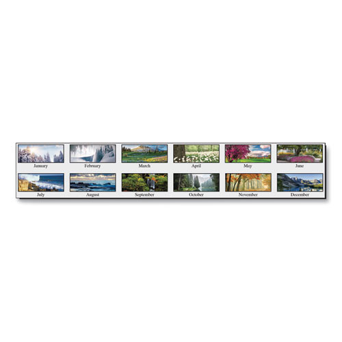 Recycled Full-color Monthly Desk Pad Calendar, Nature Photography, 22 X 17, Black Binding/corners,12-month (jan To Dec): 2025 Recycled Full-color Monthly Desk Pad Calendar, Nature Photography, 22 X 17, Black Binding/corners,12-month (jan To Dec): 2025