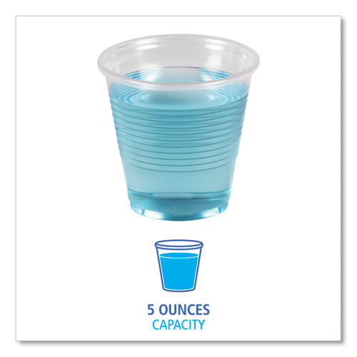 Translucent Plastic Cold Cups, 5 Oz, Polypropylene, 100/pack Translucent Plastic Cold Cups, 5 Oz, Polypropylene, 100/pack