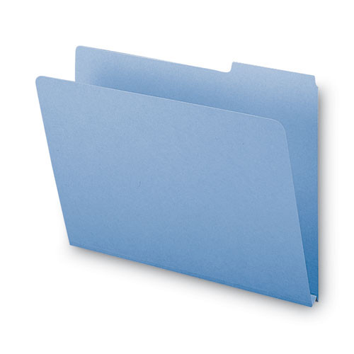 Expanding Recycled Heavy Pressboard Folders, 1/3-cut Tabs: Assorted, Letter Size, 1" Expansion, Blue, 25/box Expanding Recycled Heavy Pressboard Folders, 1/3-cut Tabs: Assorted, Letter Size, 1" Expansion, Blue, 25/box