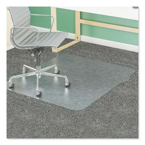 Supermat Frequent Use Chair Mat For Medium Pile Carpet, 46 X 60, Wide Lipped, Clear Supermat Frequent Use Chair Mat For Medium Pile Carpet, 46 X 60, Wide Lipped, Clear