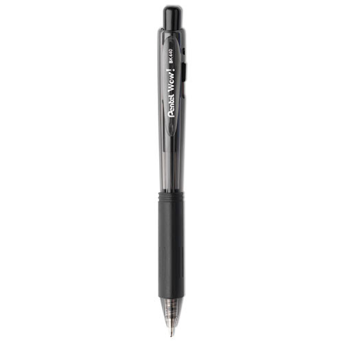 Wow! Ballpoint Pen, Retractable, Medium 1 Mm, Blue Ink, Blue Barrel, Dozen Wow! Ballpoint Pen, Retractable, Medium 1 Mm, Blue Ink, Blue Barrel, Dozen