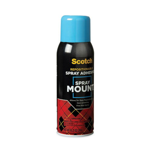 Spray Mount Repositionable Adhesive, 10.25 Oz, Dries Clear Spray Mount Repositionable Adhesive, 10.25 Oz, Dries Clear