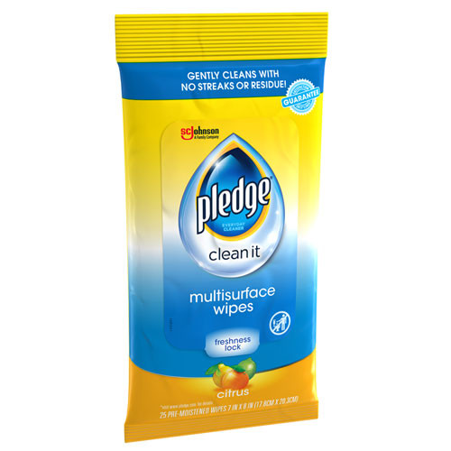 Multi-surface Cleaner Wet Wipes, Cloth, Fresh Citrus, 7 X 10, 25/pack, 12/carton Multi-surface Cleaner Wet Wipes, Cloth, Fresh Citrus, 7 X 10, 25/pack, 12/carton