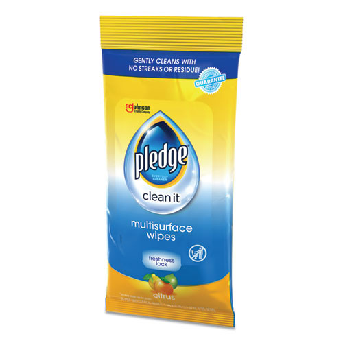 Multi-surface Cleaner Wet Wipes, Cloth, Fresh Citrus, 7 X 10, 25/pack, 12/carton Multi-surface Cleaner Wet Wipes, Cloth, Fresh Citrus, 7 X 10, 25/pack, 12/carton