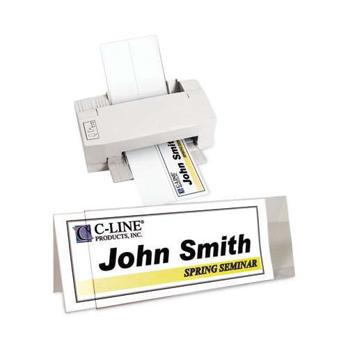 Tent Card Holders, 4.25" X 11", Rigid Heavyweight Clear Plastic, 25/box Tent Card Holders, 4.25" X 11", Rigid Heavyweight Clear Plastic, 25/box