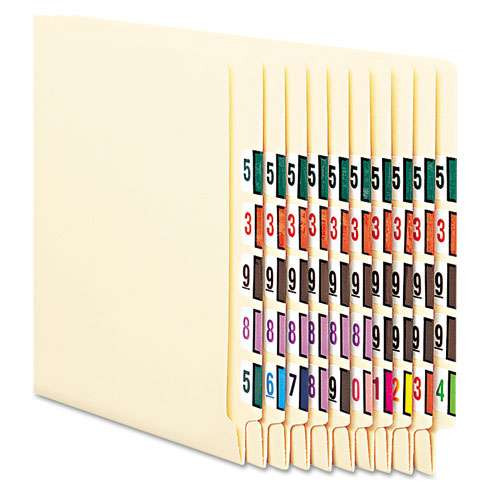Numerical End Tab File Folder Labels, 7, 1.5 X 1.5, Gray, 250/roll Numerical End Tab File Folder Labels, 7, 1.5 X 1.5, Gray, 250/roll