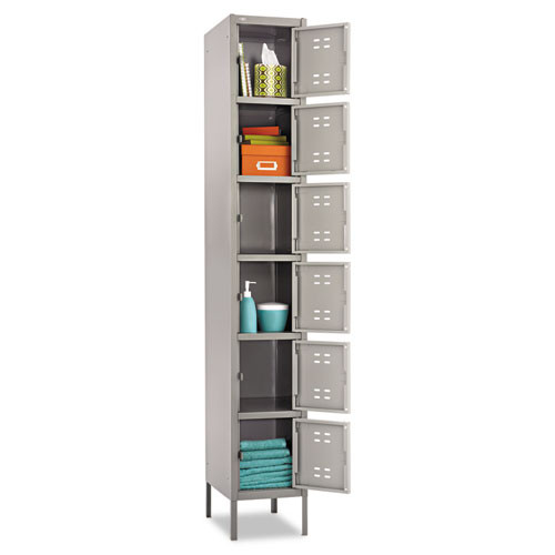 Three-column Box Locker, 36w X 18d X 78h, Two-tone Tan