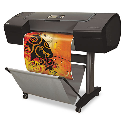 Designjet Large Format Paper For Inkjet Prints, 7 Mil, 42" X 100 Ft, Satin White