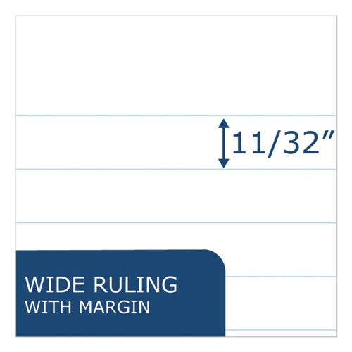 Examination Blue Book, Wide/legal Rule, Blue Cover, 8.5 X 7, 4 Sheets