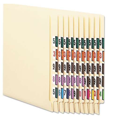 Numerical End Tab File Folder Labels, 3, 1.5 X 1.5, Purple, 250/roll Numerical End Tab File Folder Labels, 3, 1.5 X 1.5, Purple, 250/roll
