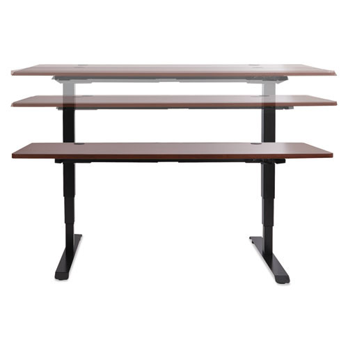 Adaptivergo 3-stage Electric Table Base With Memory Controls, 25" To 50.7", Black Adaptivergo 3-stage Electric Table Base With Memory Controls, 25" To 50.7", Black