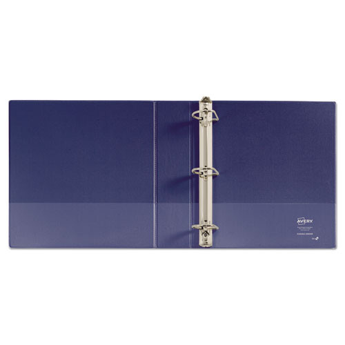 Durable View Binder With Durahinge And Slant Rings, 3 Rings, 2" Capacity, 11 X 8.5, Blue Durable View Binder With Durahinge And Slant Rings, 3 Rings, 2" Capacity, 11 X 8.5, Blue