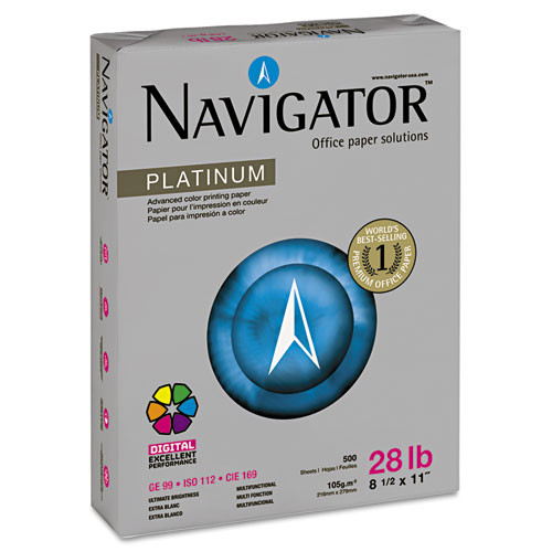 Platinum Paper, 99 Bright, 28 Lb, 8.5 X 11, White, 500/ream Platinum Paper, 99 Bright, 28 Lb, 8.5 X 11, White, 500/ream