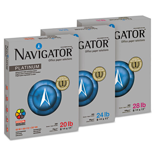 Platinum Paper, 99 Bright, 28 Lb, 8.5 X 11, White, 500/ream Platinum Paper, 99 Bright, 28 Lb, 8.5 X 11, White, 500/ream