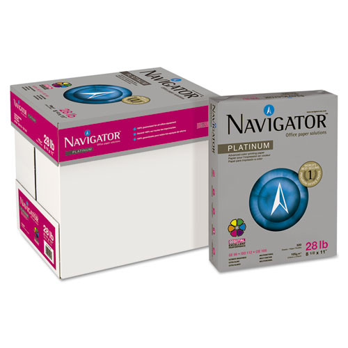 Platinum Paper, 99 Bright, 28 Lb, 8.5 X 11, White, 500/ream Platinum Paper, 99 Bright, 28 Lb, 8.5 X 11, White, 500/ream