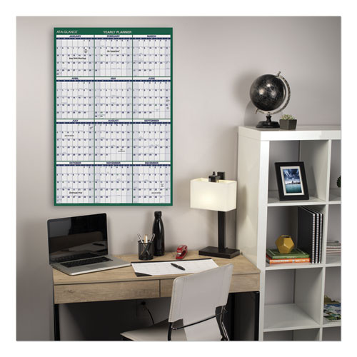 Vertical Erasable Wall Planner, 32 X 48, White/green Sheets, 12-month (jan To Dec): 2025 Vertical Erasable Wall Planner, 32 X 48, White/green Sheets, 12-month (jan To Dec): 2025