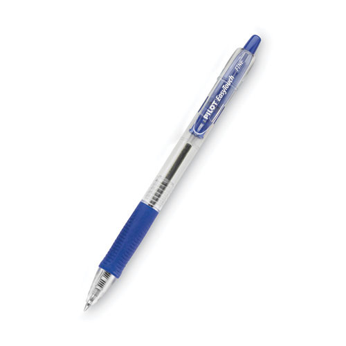 Easytouch Ballpoint Pen, Retractable, Fine 0.7 Mm, Blue Ink, Clear Barrel, Dozen Easytouch Ballpoint Pen, Retractable, Fine 0.7 Mm, Blue Ink, Clear Barrel, Dozen