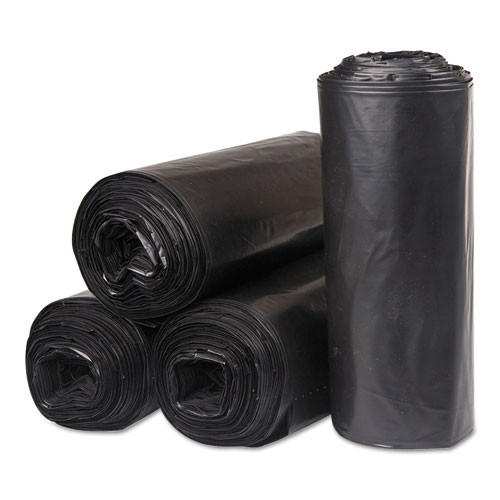 Institutional Low-density Can Liners, 30 Gal, 0.58 Mil, 30" X 36", Black, 25 Bags/roll, 10 Rolls/carton Institutional Low-density Can Liners, 30 Gal, 0.58 Mil, 30" X 36", Black, 25 Bags/roll, 10 Rolls/carton