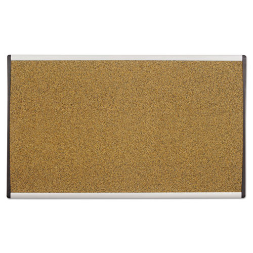 Arc Frame Cork Cubicle Board, 14 X 24, Tan, Aluminum Frame