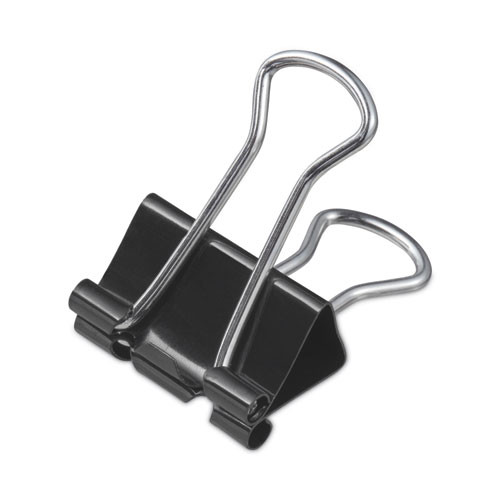 Binder Clips, Small, Black/silver, 36/pack