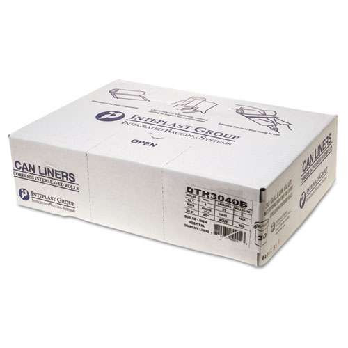 Draw-tuff Institutional Draw-tape Can Liners, 30 Gal, 1 Mil, 30.5" X 40", Blue, 200/carton Draw-tuff Institutional Draw-tape Can Liners, 30 Gal, 1 Mil, 30.5" X 40", Blue, 200/carton
