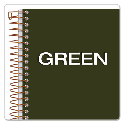 Gold Fibre Personal Notebooks, 1 Subject, Medium/college Rule, Classic Green Cover, 7 X 5, 100 Sheets Gold Fibre Personal Notebooks, 1 Subject, Medium/college Rule, Classic Green Cover, 7 X 5, 100 Sheets