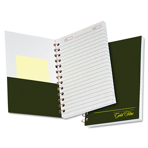 Gold Fibre Personal Notebooks, 1 Subject, Medium/college Rule, Classic Green Cover, 7 X 5, 100 Sheets Gold Fibre Personal Notebooks, 1 Subject, Medium/college Rule, Classic Green Cover, 7 X 5, 100 Sheets