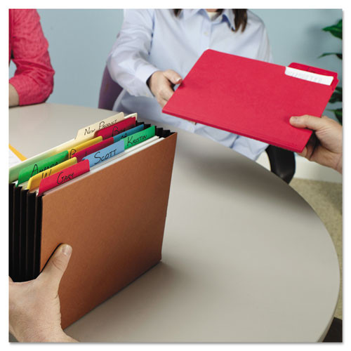 Supertab Colored File Folders, 1/3-cut Tabs: Assorted, Letter Size, 0.75" Expansion, 14-pt Stock, Assorted Colors, 50/box Supertab Colored File Folders, 1/3-cut Tabs: Assorted, Letter Size, 0.75" Expansion, 14-pt Stock, Assorted Colors, 50/box