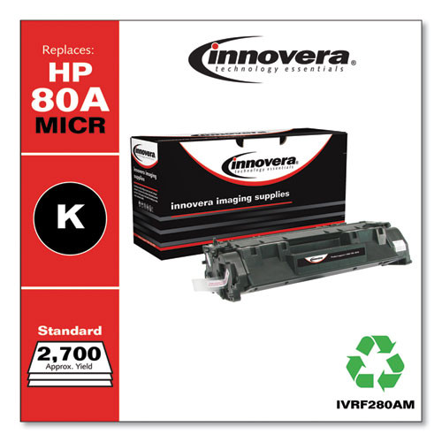 Remanufactured Black Micr Toner, Replacement For 80am (cf280am), 2,700 Page-yield Remanufactured Black Micr Toner, Replacement For 80am (cf280am), 2,700 Page-yield