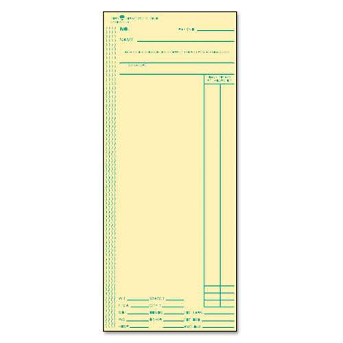 Time Clock Cards, Replacement For Ch-107-2, Two Sides, 3.5 X 9, 500/box Time Clock Cards, Replacement For Ch-107-2, Two Sides, 3.5 X 9, 500/box