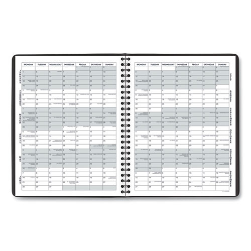 Monthly Planner, 8.75 X 7, Black Cover, 12-month (jan To Dec): 2025 Monthly Planner, 8.75 X 7, Black Cover, 12-month (jan To Dec): 2025