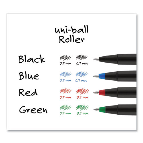 Roller Ball Pen, Stick, Micro 0.5 Mm, Black Ink, Black Barrel, 72/pack Roller Ball Pen, Stick, Micro 0.5 Mm, Black Ink, Black Barrel, 72/pack