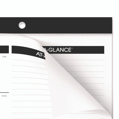Compact Desk Pad, 18 X 11, White Sheets, Black Binding, Clear Corners, 12-month (jan To Dec): 2025 Compact Desk Pad, 18 X 11, White Sheets, Black Binding, Clear Corners, 12-month (jan To Dec): 2025