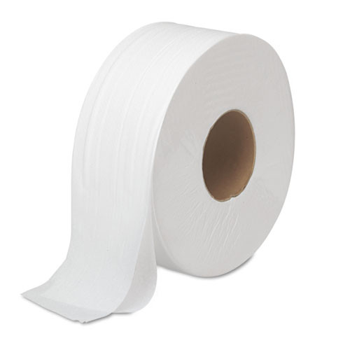 Jrt Bath Tissue, Jumbo, Septic Safe, 1-ply, White, 3.63" X 4,000 Ft, 6/carton