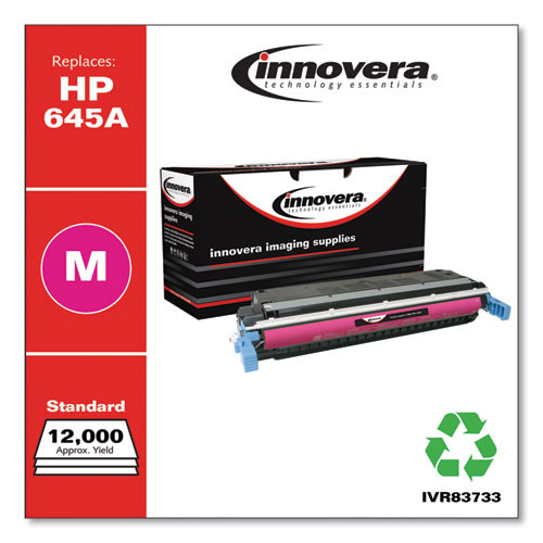 Remanufactured Magenta Toner, Replacement For 645a (c9733a), 12,000 Page-yield Remanufactured Magenta Toner, Replacement For 645a (c9733a), 12,000 Page-yield
