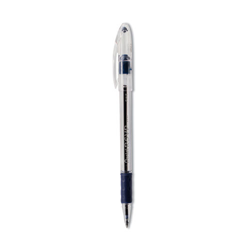 R.s.v.p. Ballpoint Pen, Stick, Fine 0.7 Mm, Blue Ink, Clear/blue Barrel, Dozen R.s.v.p. Ballpoint Pen, Stick, Fine 0.7 Mm, Blue Ink, Clear/blue Barrel, Dozen