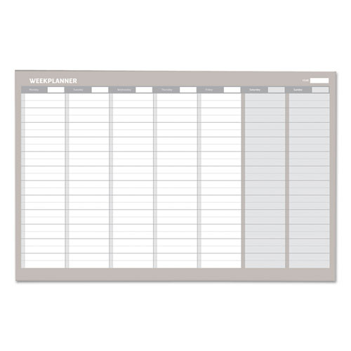 Magnetic Dry Erase Calendar Board, Four-month Planning/scheduling, 36" X 24", White Surface, Satin Aluminum Frame Magnetic Dry Erase Calendar Board, Four-month Planning/scheduling, 36" X 24", White Surface, Satin Aluminum Frame