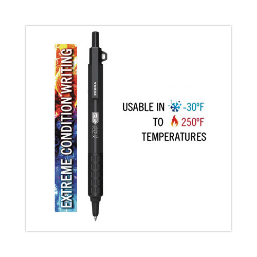 X-701 Ballpoint Pen, Retractable, Fine 0.7 Mm, Black Ink, Black Barrel X-701 Ballpoint Pen, Retractable, Fine 0.7 Mm, Black Ink, Black Barrel