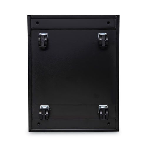 File Pedestal, Left Or Right, 2 Legal/letter-size File Drawers, Black, 14.96" X 19.29" X 27.75" File Pedestal, Left Or Right, 2 Legal/letter-size File Drawers, Black, 14.96" X 19.29" X 27.75"