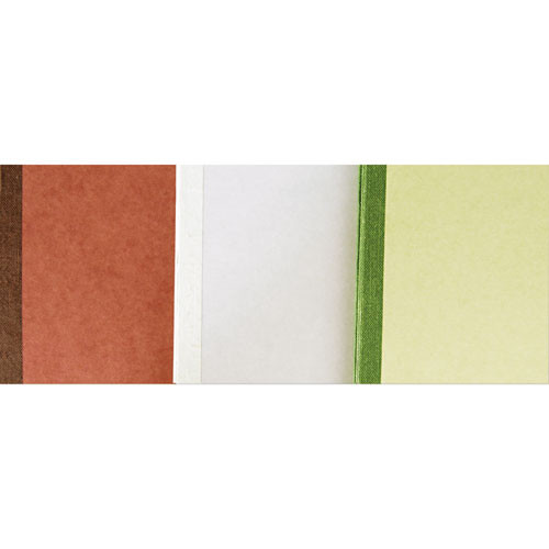 Eight-section Pressboard Classification Folders, 3 Dividers, Legal Size, Green, 10/box