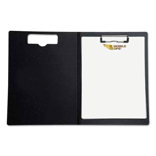 Portfolio Clipboard With Low-profile Clip, Portrait Orientation, 0.5" Clip Capacity, Holds 8.5 X 11 Sheets, Red