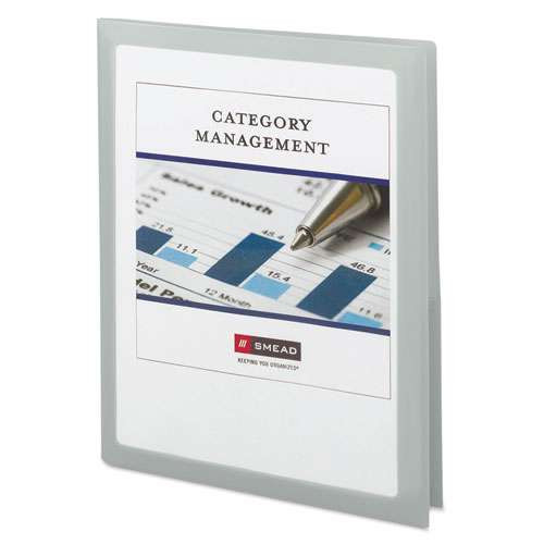 Frame View Poly Two-pocket Folder, 100-sheet Capacity, 11 X 8.5, Clear/oyster, 5/pack Frame View Poly Two-pocket Folder, 100-sheet Capacity, 11 X 8.5, Clear/oyster, 5/pack