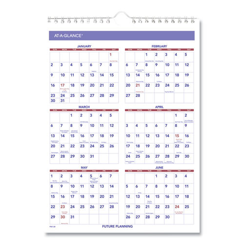 Monthly Wall Calendar With Ruled Daily Blocks, 8 X 11, White Sheets, 12-month (jan To Dec): 2026 Monthly Wall Calendar With Ruled Daily Blocks, 8 X 11, White Sheets, 12-month (jan To Dec): 2026