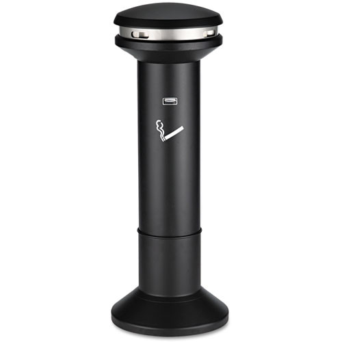 Infinity Ultra-high Capacity Smoking Receptacle, 6.7 Gal, 41.5" High, Black Infinity Ultra-high Capacity Smoking Receptacle, 6.7 Gal, 41.5" High, Black