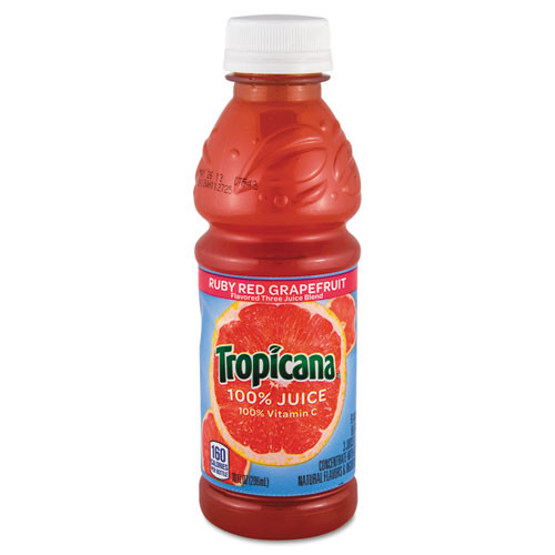 100% Juice, Ruby Red Grapefruit, 10oz Bottle, 24/carton 100% Juice, Ruby Red Grapefruit, 10oz Bottle, 24/carton