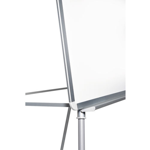 Silver Easy Clean Dry Erase Quad-pod Presentation Easel, 45" To 79", Silver Silver Easy Clean Dry Erase Quad-pod Presentation Easel, 45" To 79", Silver