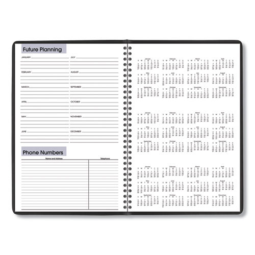 Dayminder Monthly Planner, Ruled Blocks, 12 X 8, Black Cover, 14-month (dec To Jan): 2022 To 2024 Dayminder Monthly Planner, Ruled Blocks, 12 X 8, Black Cover, 14-month (dec To Jan): 2022 To 2024