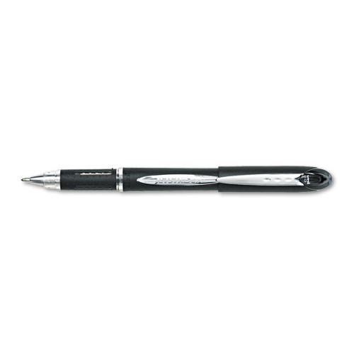Uni-Ball Jetstream Retractable Ballpoint Pen, Bold 1mm, Blue Ink, Black Barrel