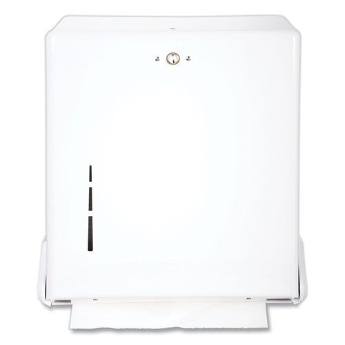 True Fold C-fold/multifold Paper Towel Dispenser, 11.63 X 5 X 14.5, White True Fold C-fold/multifold Paper Towel Dispenser, 11.63 X 5 X 14.5, White