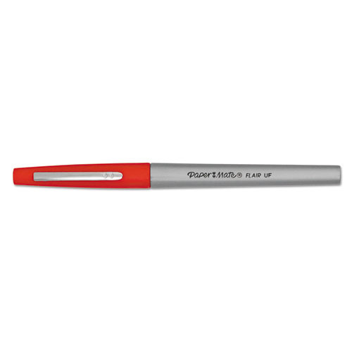 Flair Felt Tip Porous Point Pen, Stick, Extra-fine 0.4 Mm, Black Ink, Black Barrel, Dozen Flair Felt Tip Porous Point Pen, Stick, Extra-fine 0.4 Mm, Black Ink, Black Barrel, Dozen